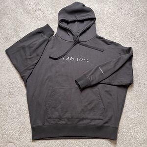 BTS JUNGKOOK I AM STILL HOODIE Charcoal Gray Free Size Sweatshirt MERCHANDISE